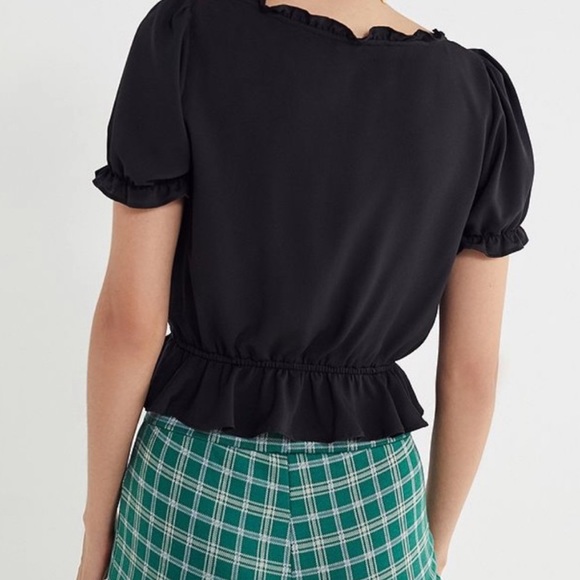 UO Riley Ruffle Top - Picture 4 of 5